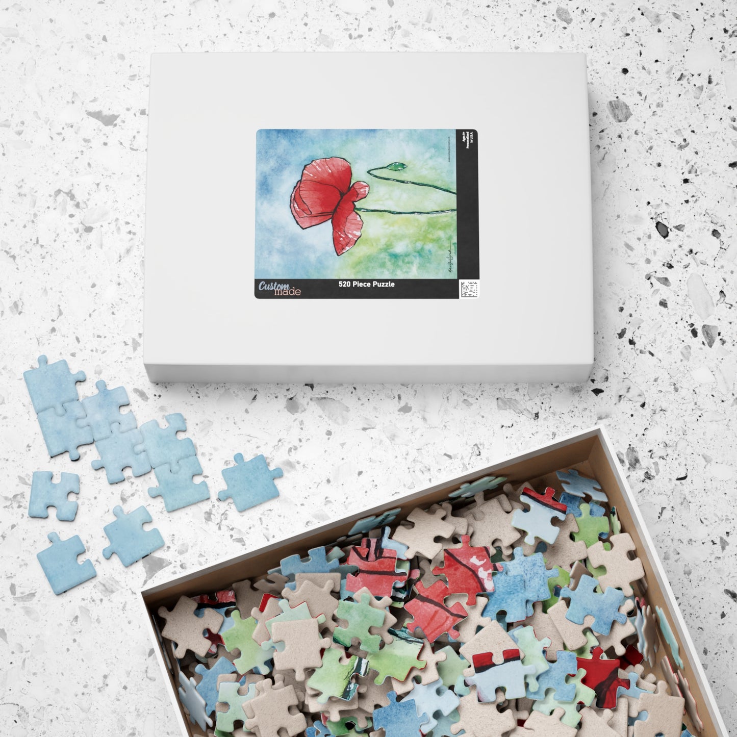 Poppy Puzzle (500, 1014-piece)