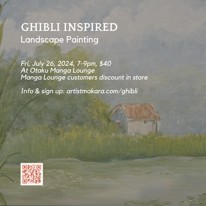 July 26 Workshop: Ghibli Inspired Landscape