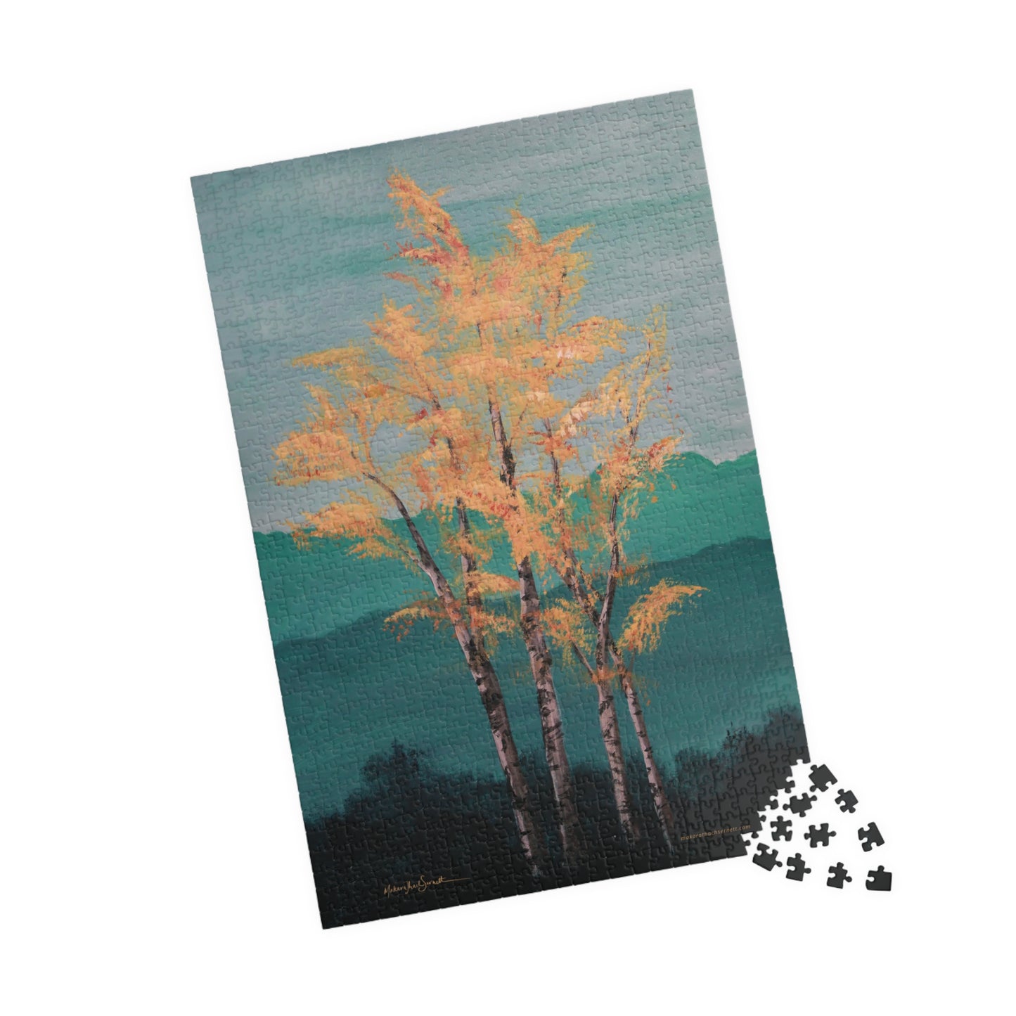 Golden Birch Puzzle (500, 1014-piece)