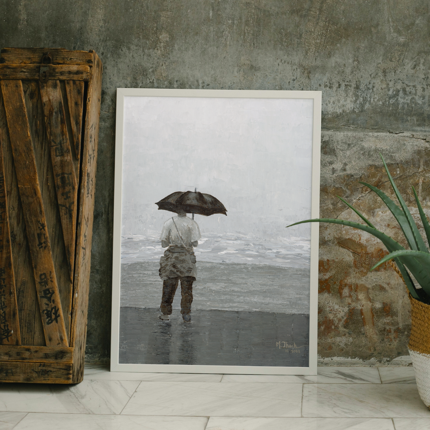 forever rain art print