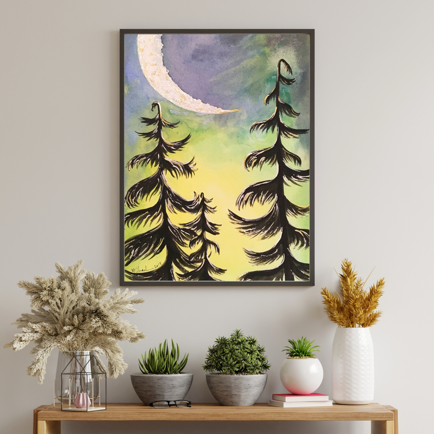 Whimsy Trees art print